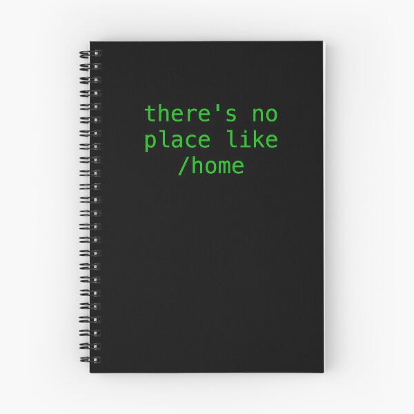 Item preview, There's no place like /home - Green Text Hacker Design designed and sold by noodledesigns.