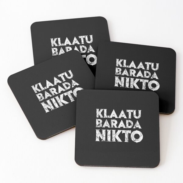 Klaatu Barada Nikto Coasters (Set of 4)