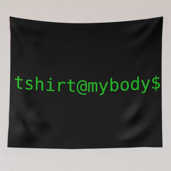 Item preview, tshirt@mybody- Green Text Hacker Design  designed and sold by noodledesigns.