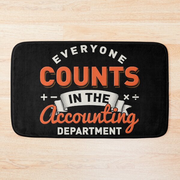 Item preview, Funny Accountant Gift - Everyone Counts designed and sold by Sandra78.