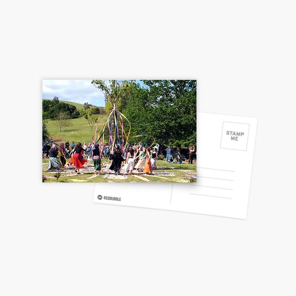 Item preview, Maypole Dancing - Spring Picnic - Sue Dennis designed and sold by Golden Valley Tree Park.