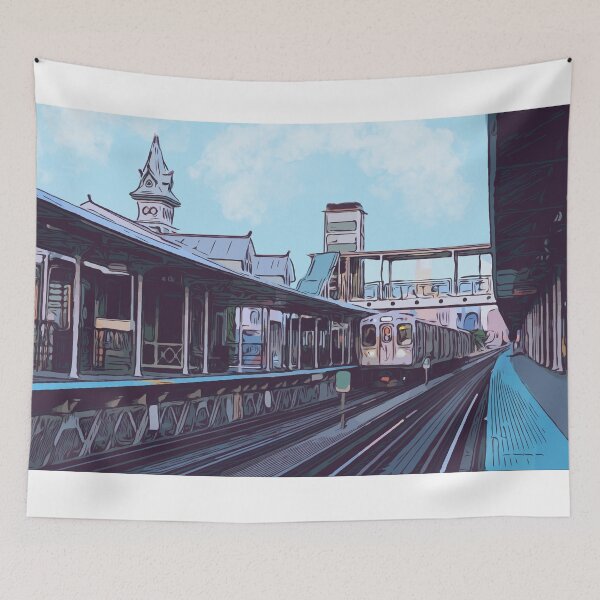 Item preview, Chicago Blue Line designed and sold by Yogamatpat.