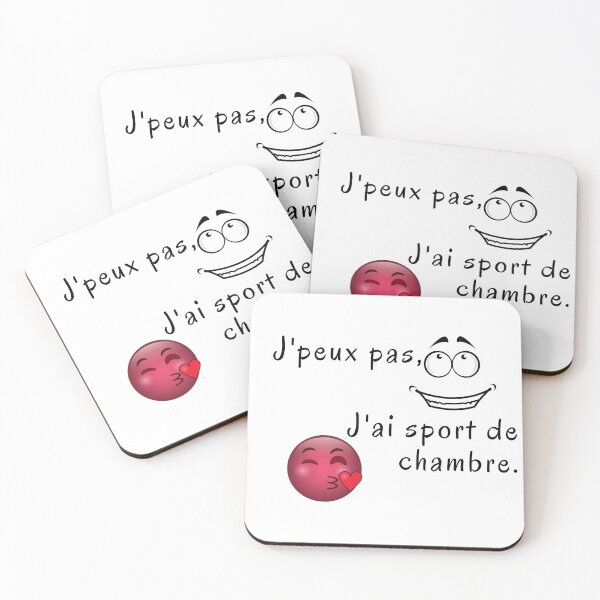 Aperçu de l'œuvre J'peux pas, j'ai sport de chambre. créée et vendue par ZAMSHOP972.