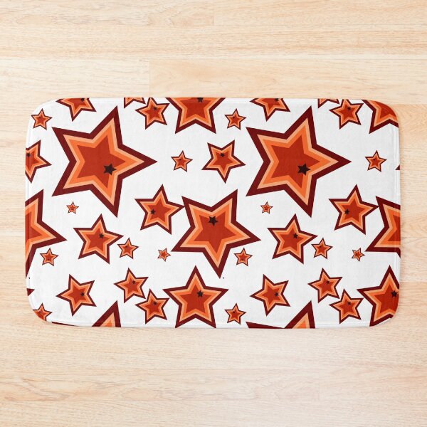 Item preview, Retro vintage stars colors (white background) designed and sold by Joie-et-Poesie.