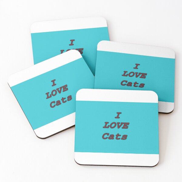 Item preview, I LOVE CATS designed and sold by Juwelee.