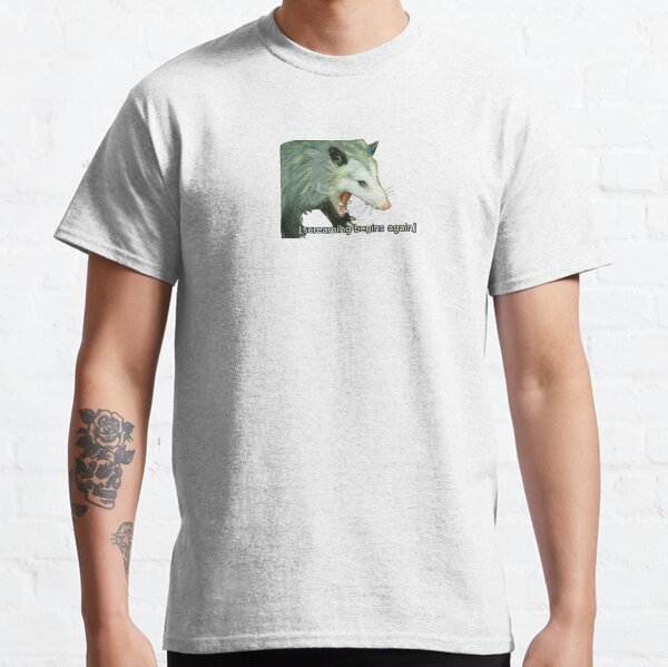 if i lay here possum shirt
