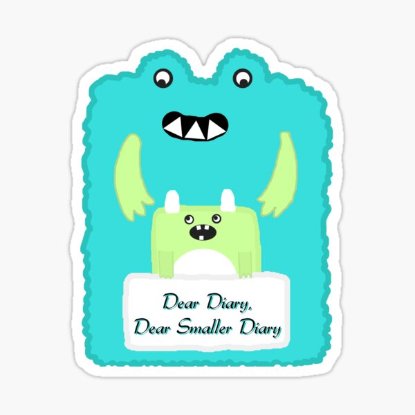 Dear Diary Sticker