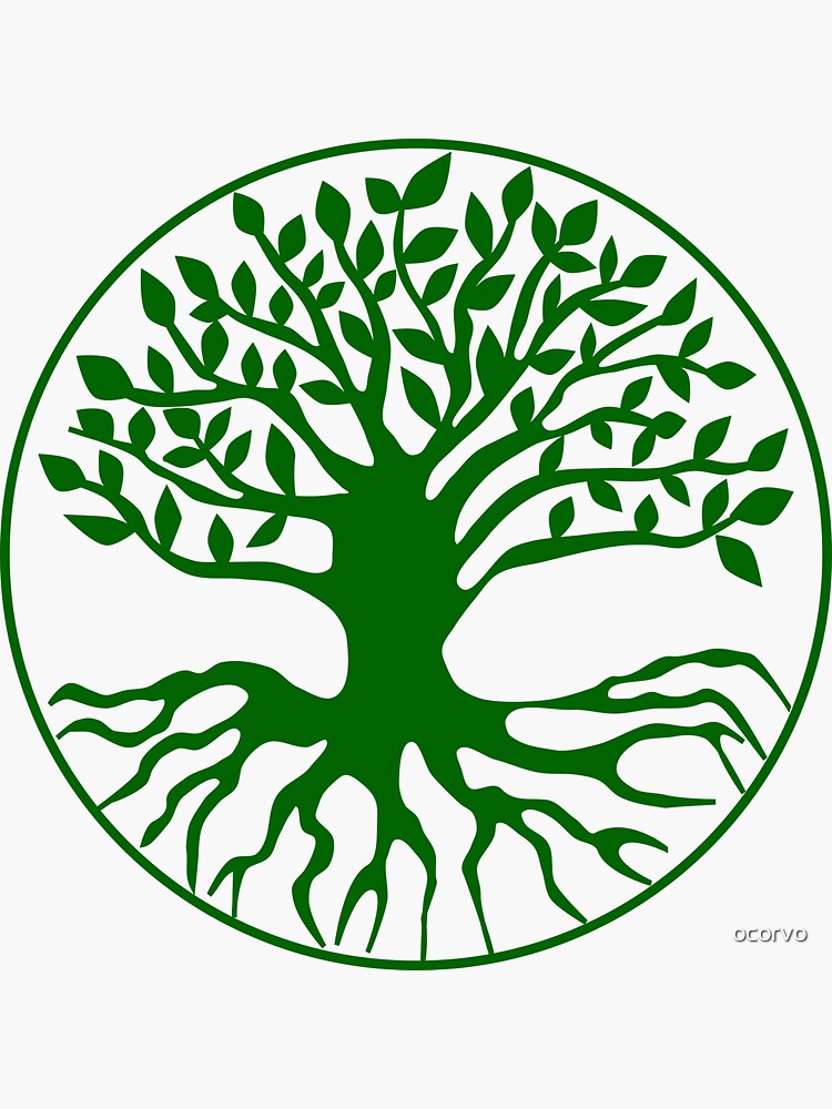 "Lebensbaum - Baum des Lebens" Sticker von ocorvo | Redbubble