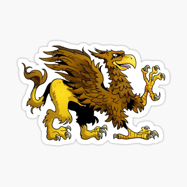 Golden Griffin Sticker