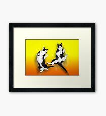 Feline It! - Color Version Framed Print