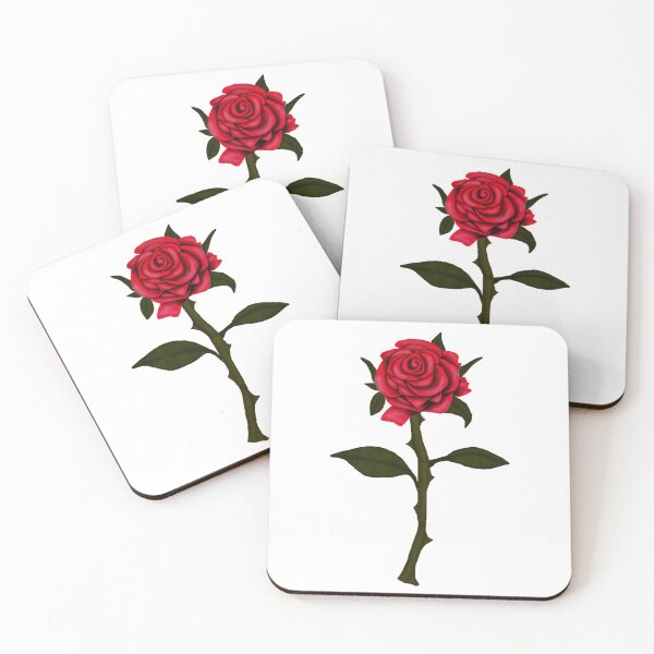 Item preview, Enchanted Rose - Single Long Stem Rose designed and sold by Kaotik-Sketches.
