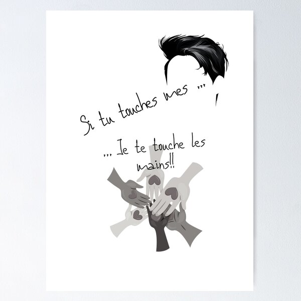 Item preview, If you touch my hair, I'll touch your hands. designed and sold by ZAMSHOP972.