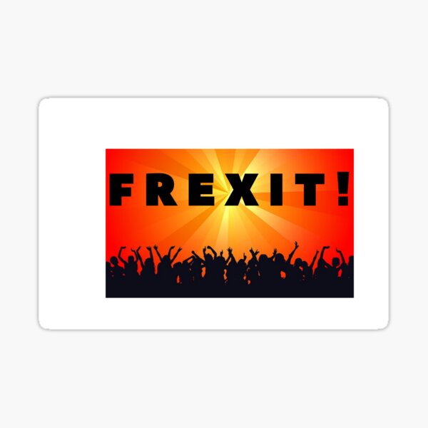 FREXIT FRANCE EXIT EUROPE EU 12cm STICKER CAR FA145