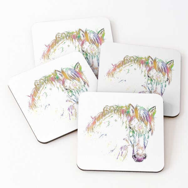 Item preview, Rainbow Pony - Tiger Check - Knabstrupper designed and sold by Bettina Kröger.