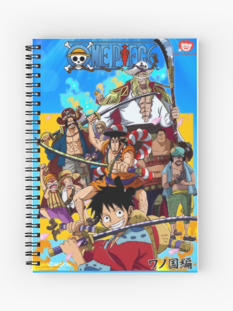 One Piece Cover Volume 96 Anime Style Spiral Notebook By Amanomoon Redbubble