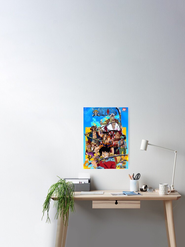 One Piece Cover Volume 96 Anime Style Poster By Amanomoon Redbubble