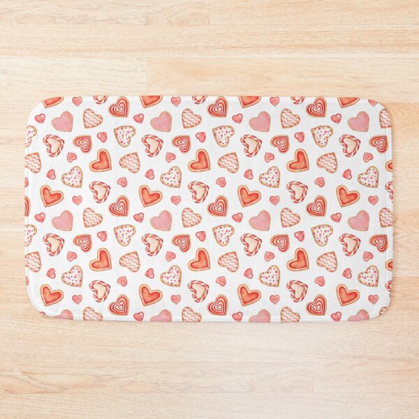 Item preview, Seamless pattern with heart cookies designed and sold by Lyubava.