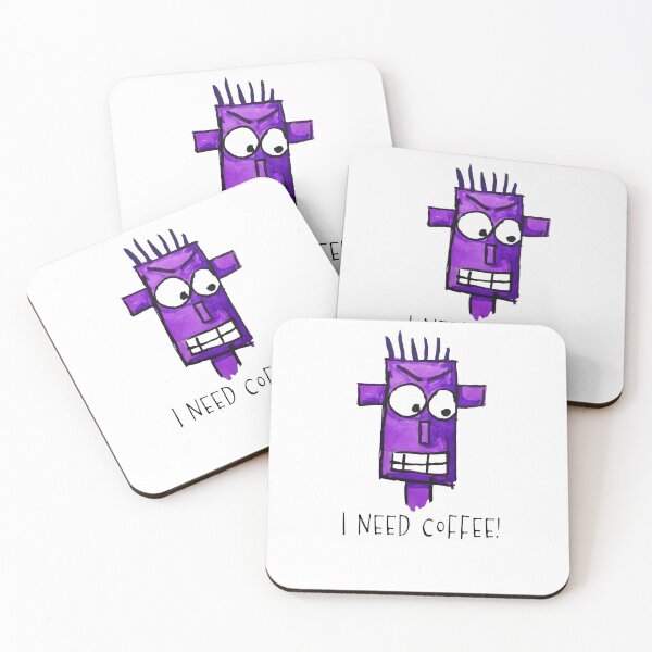 Item preview, I need coffee-purple designed and sold by Scotts-Creative.