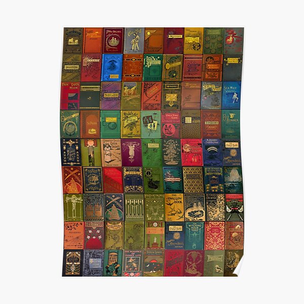 Gorgeous Victorian Book Covers 2 Poster