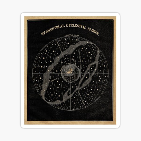 Item preview, Antique Celestial Print designed and sold by FuzzyHoney.