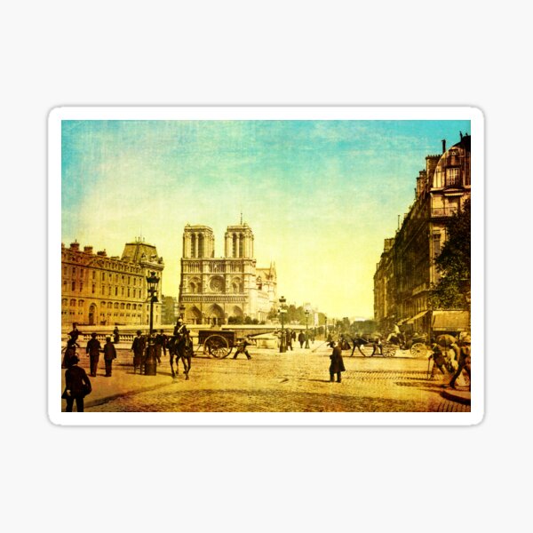Vintage Notre Dame Sticker