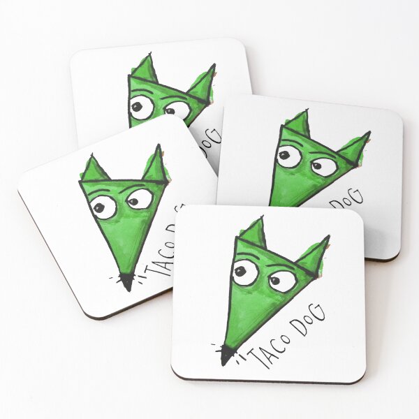 Item preview, Taco Dog-Green designed and sold by Scotts-Creative.