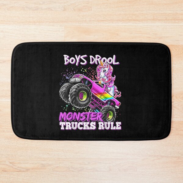 Item preview, Boys Drool Monster Trucks Rule Unicorn Monster Truck Girl T Shirt designed and sold by ShayDuffin.