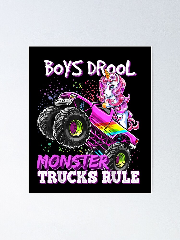 Monster Trucks Girls Rule T-Shirt Monster Trucks Girls Rule T-Shirt