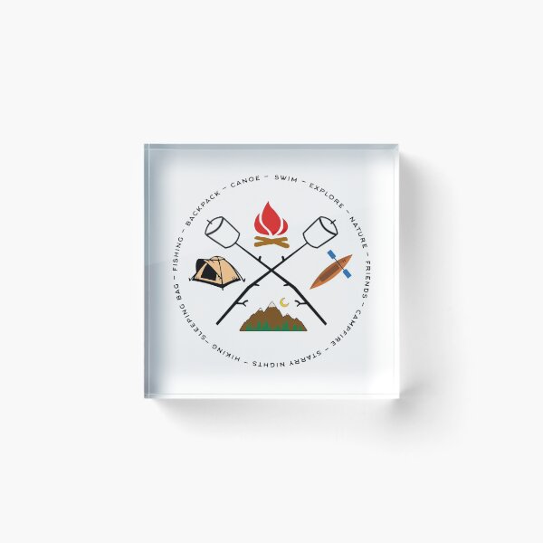 Item preview, Campground Bonfire Marshmallow Rowboat Oar Lodge. designed and sold by MAXXEXCHANGE.