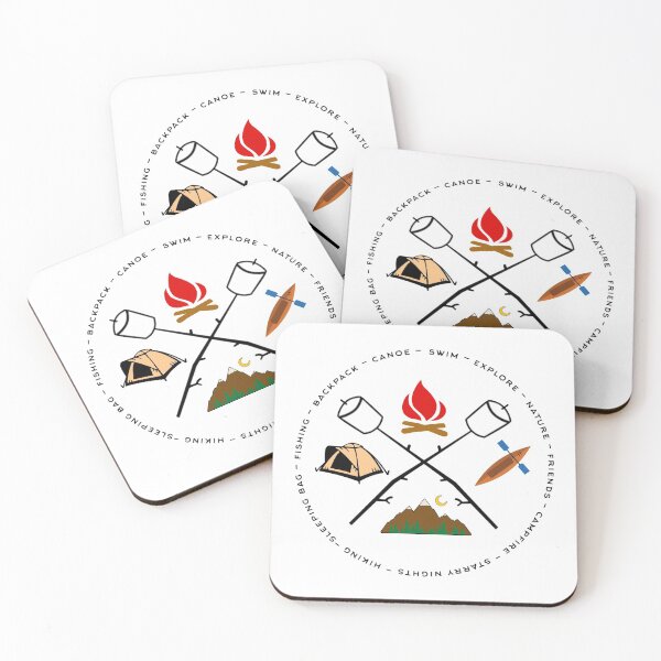 Item preview, Campground Bonfire Marshmallow Rowboat Oar Lodge. designed and sold by MAXXEXCHANGE.