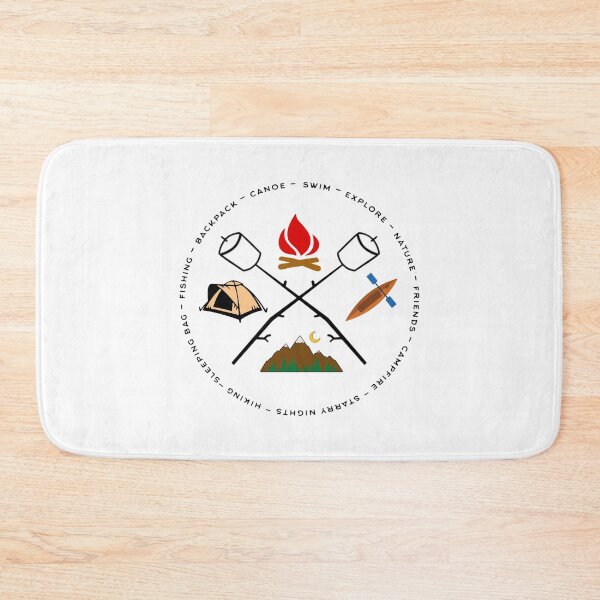 Item preview, Campground Bonfire Marshmallow Rowboat Oar Lodge. designed and sold by MAXXEXCHANGE.