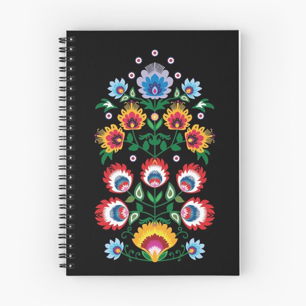 Item preview, Unique folk composition on black designed and sold by FK-UK.