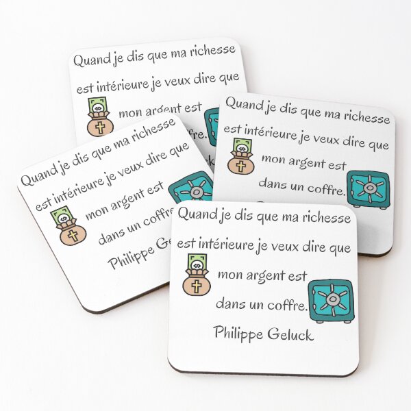 Item preview, When I say that my wealth is inside I mean that my money is in a safe. Philippe Geluck designed and sold by ZAMSHOP972.