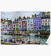 Weymouth Harbour, Dorset, UK Poster