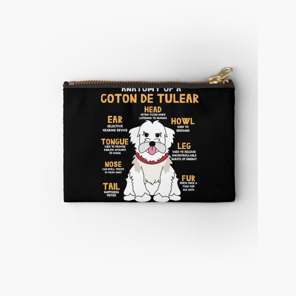 Item preview, Anatomy of Coton de tulear Dog designed and sold by rafaeltto.