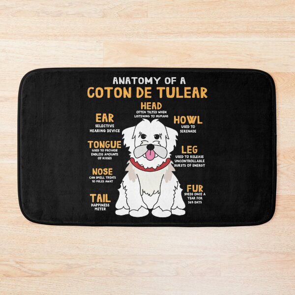 Item preview, Anatomy of Coton de tulear Dog designed and sold by rafaeltto.