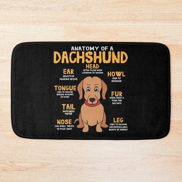 Item preview, Anatomy of Dachshund Dog designed and sold by rafaeltto.