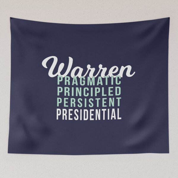 Item preview, Warren: Pragmatic, Principled, Persistent, Presidential designed and sold by art-pix.