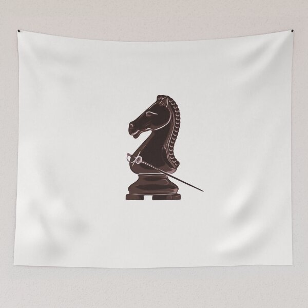 Item preview, Black Knight Chess Piece  designed and sold by Lucky-Devil.