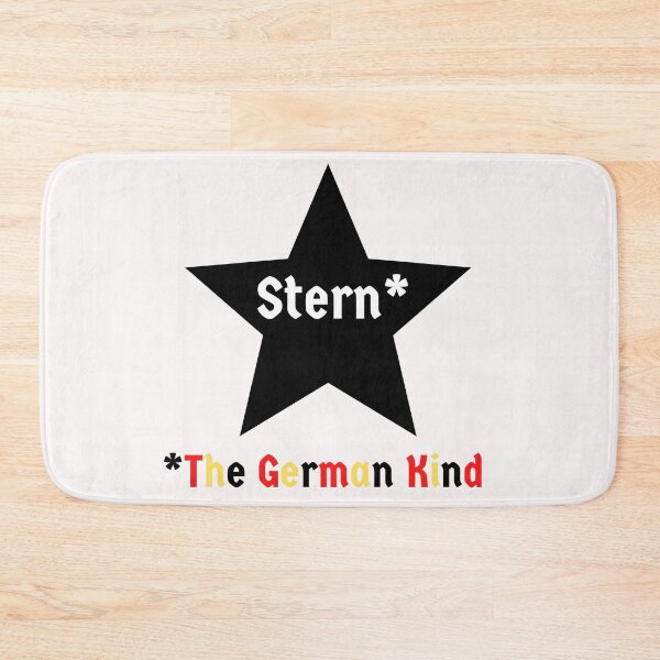 Item preview, Serious Stern (Star in German) The German Kind Black Star designed and sold by Time4German.