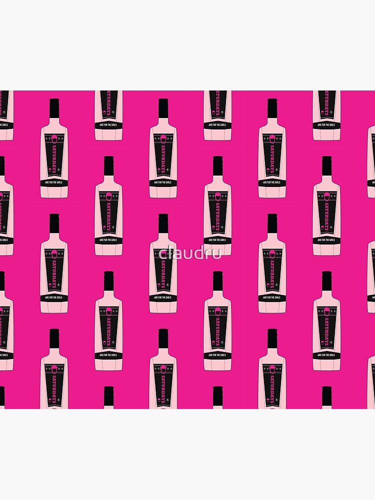 Disover Pink Whitney Saturdays Pattern Shower Curtain