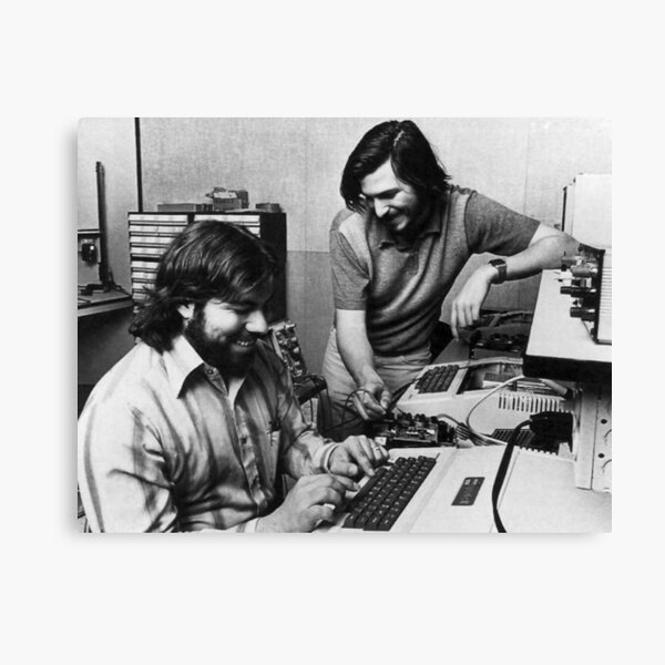 Jobs & Wozniak Canvas Print