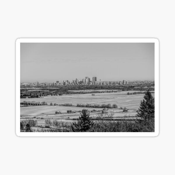 Item preview, Calgary in the distance. designed and sold by CanadianWild418.