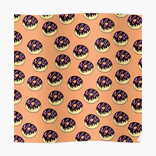 "Donuts" Poster for Sale by Rusembell Redbubble