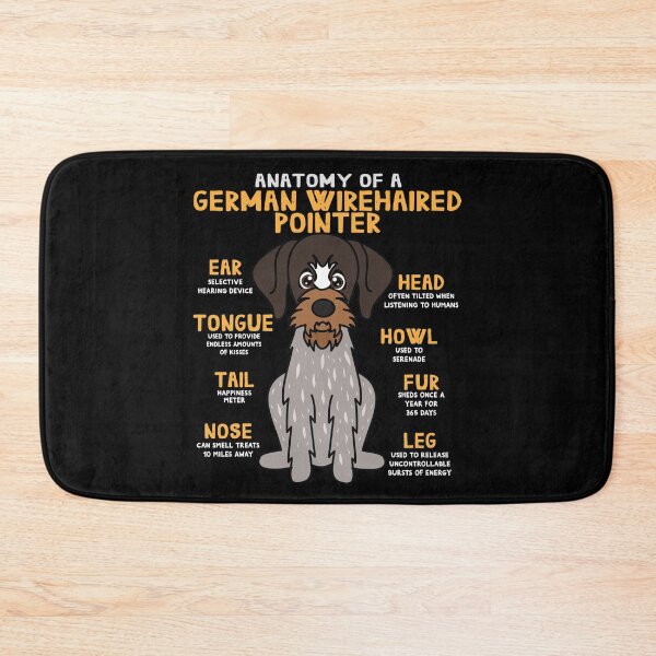 Item preview, Anatomy of German Wirehaired Pointer Dog designed and sold by rafaeltto.