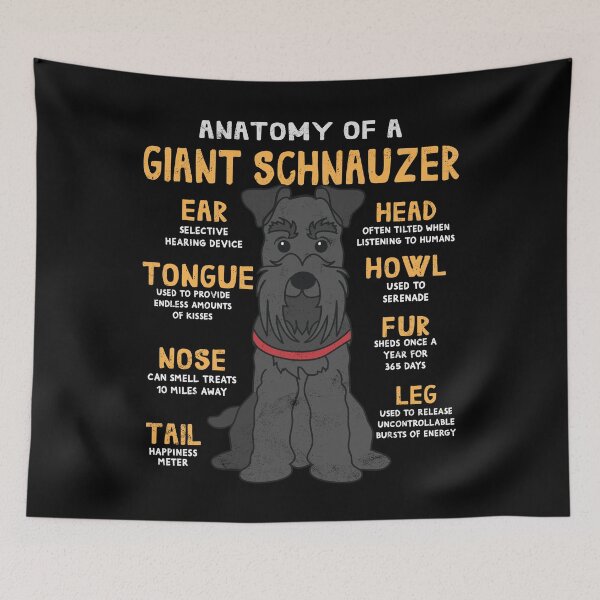 Aperçu de l'œuvre Anatomy of Giant Schnauzer Dog créée et vendue par rafaeltto.