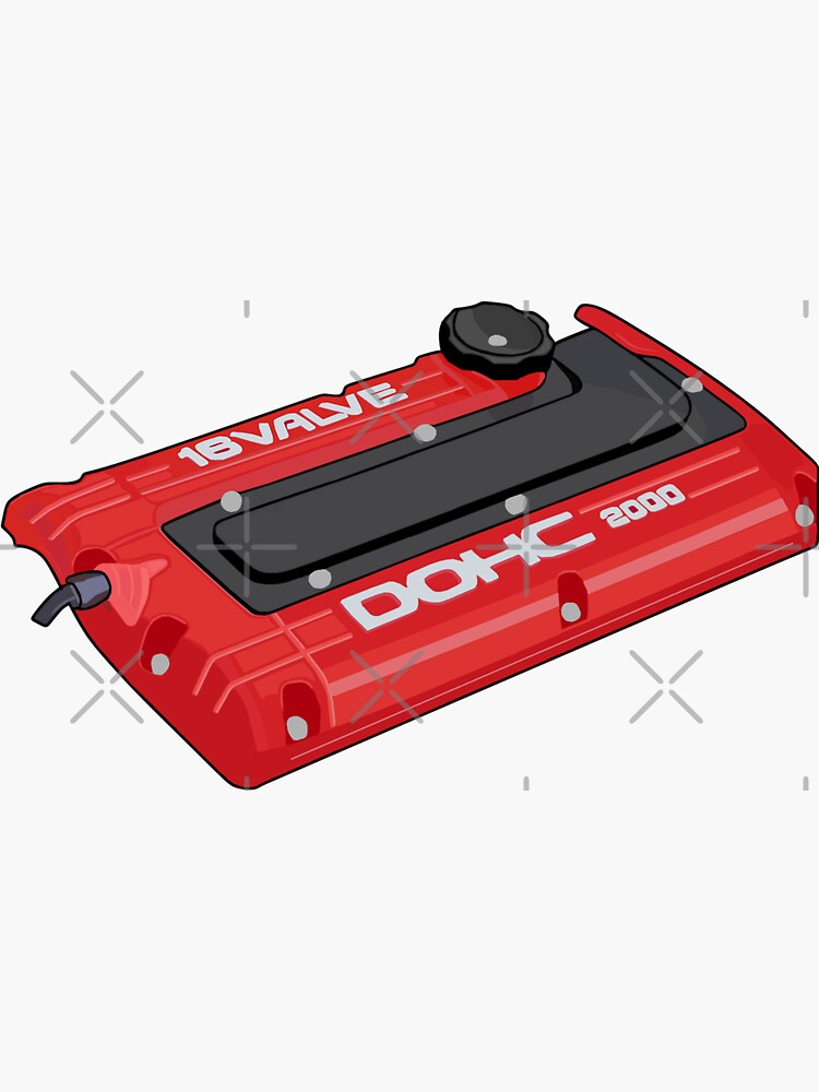 "DSM valve cover" Sticker by dominikz96 Redbubble