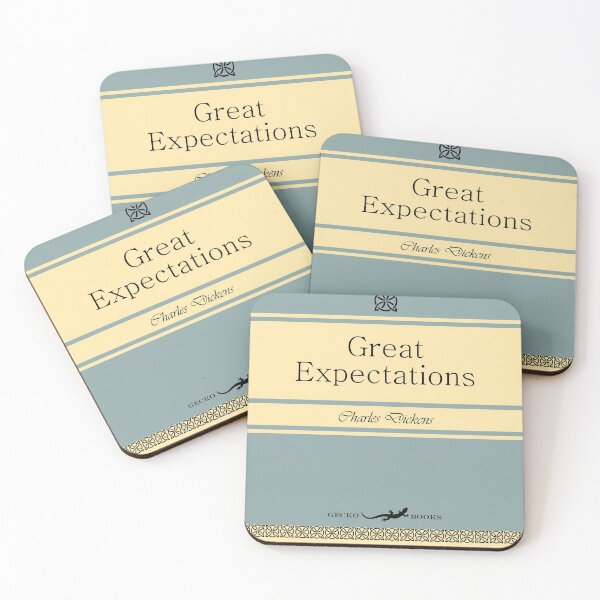 Item preview, Great Expectations Retro Book Cover designed and sold by JoolyA.