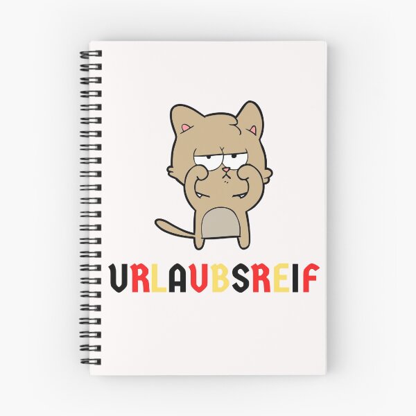 Item preview, Tired and Ready for a Holiday German Deutsch Urlaubsreif designed and sold by Time4German.