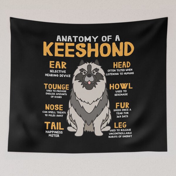 Item preview, Anatomy of Keeshond Dog designed and sold by rafaeltto.